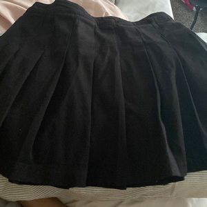 Black skirt.